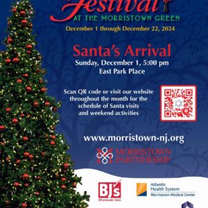 Christmas Festival at the Morristown Green flyer