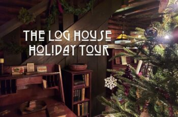 Holiday Tour of Stickley's Log House