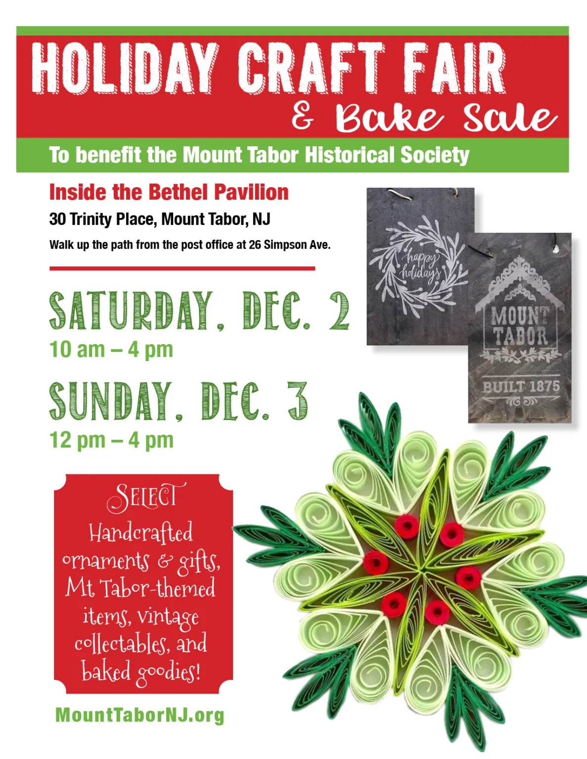 Holiday Craft Fair & Bake Sale