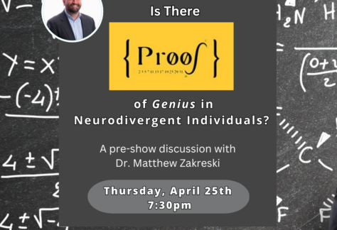 Is There "PROOF" of Genius in Neurodivergent Individuals? Discussion Flyer