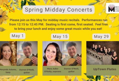 Spring Lunchtime Concert Series Flyer