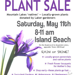 Garden Club of Mountain Lakes Plant Sale Flyer