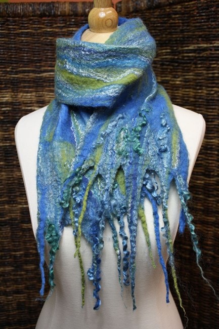 Wet Felting Creative Workshop: Make a Wool & Silk Scarf Morris Parks