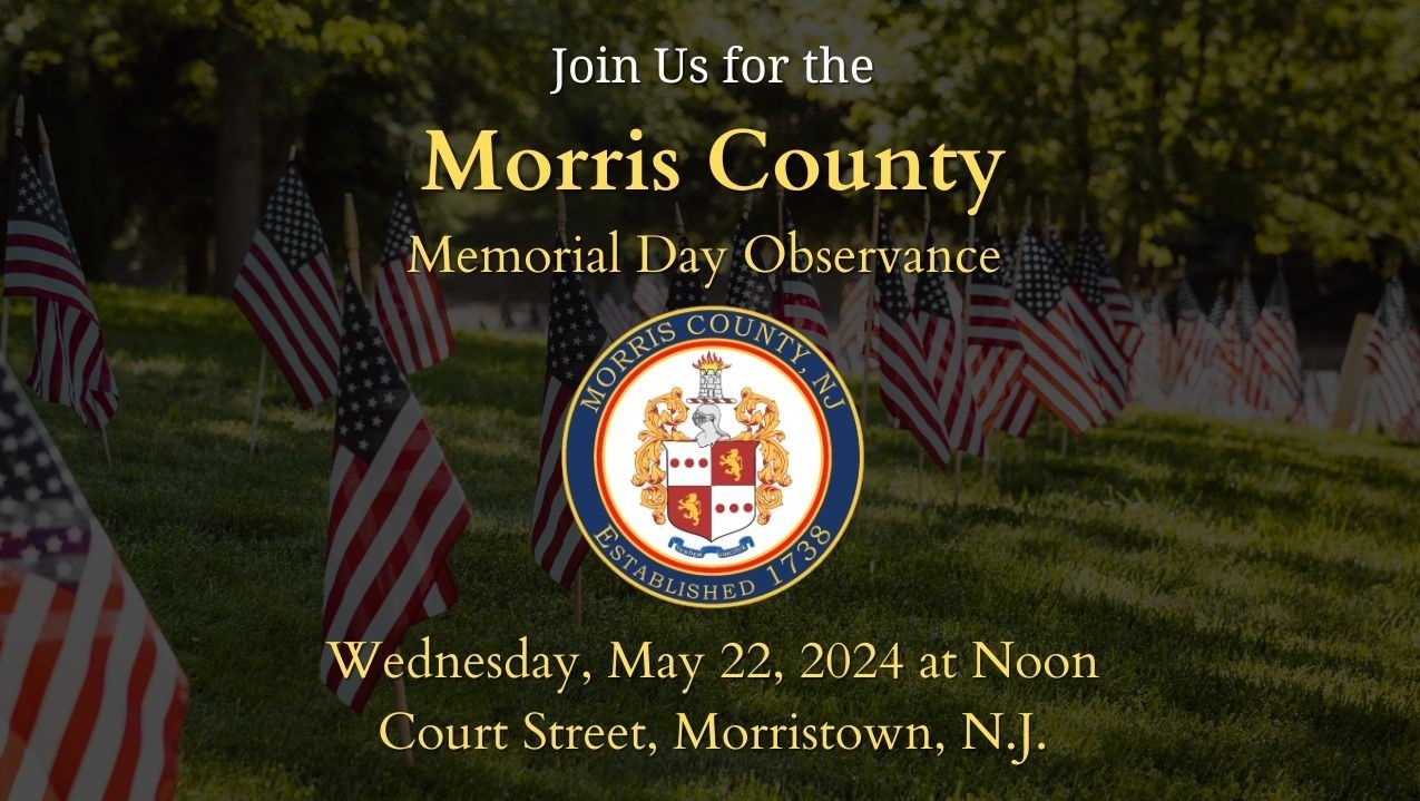 Morris County Memorial Day Observation flyer