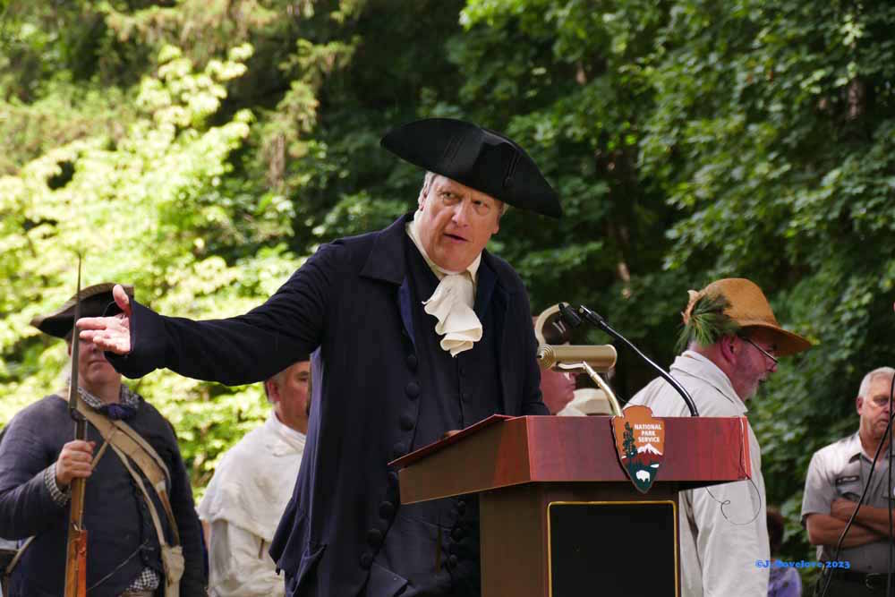 Declaration of Independence Reading at George Washington Headquarters photo