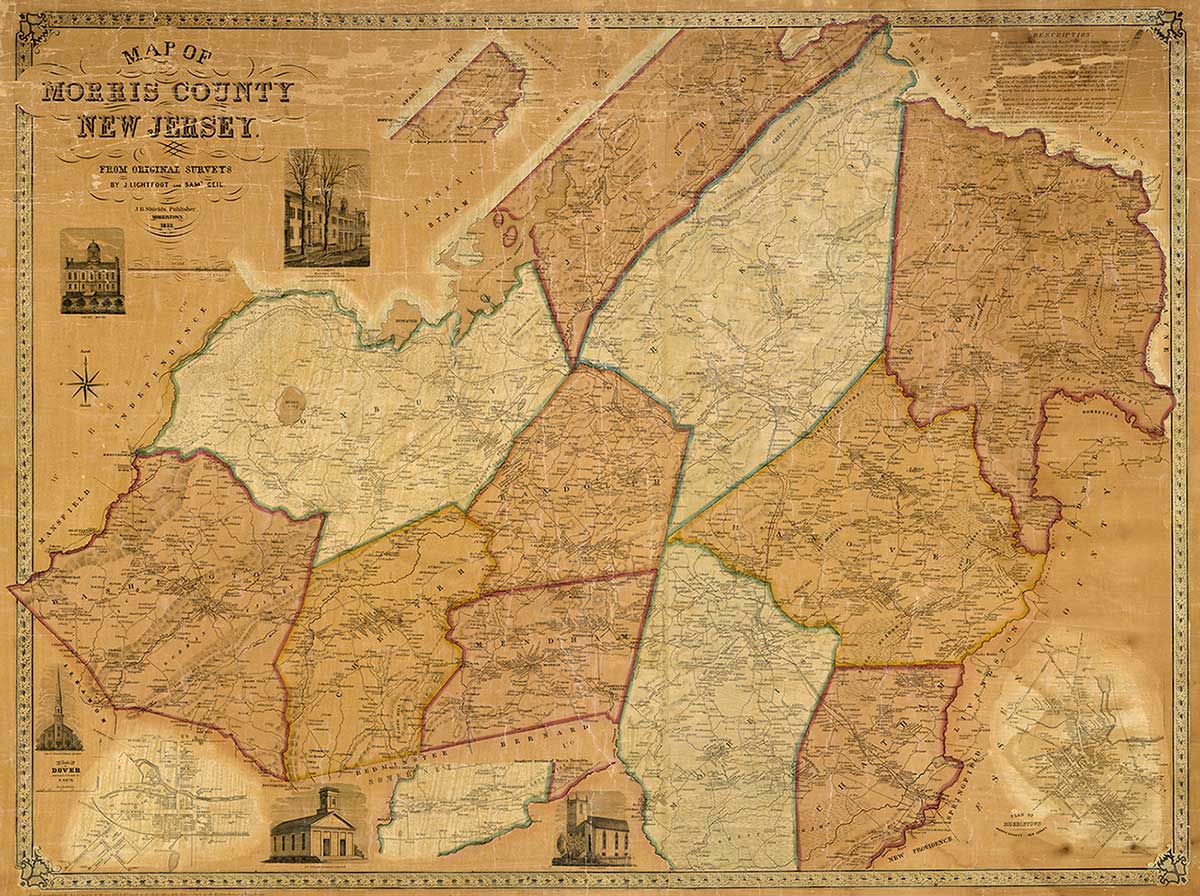 Morris County Map