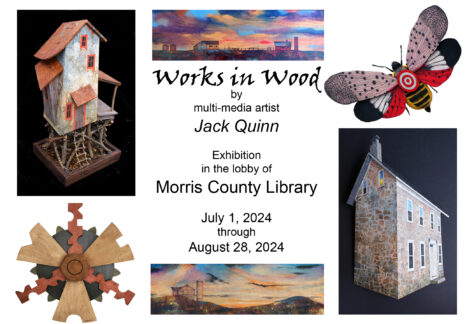 Works in Wood exhibit flyer