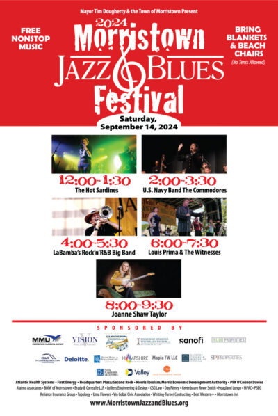 Morristown Jazz & Blues Festival Poster