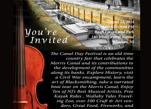 50th Canal Day Music & Craft Festival Scheduled for August 24