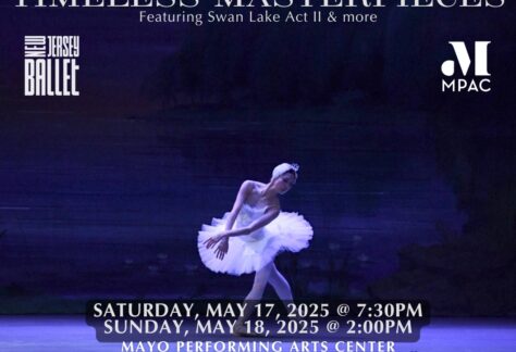 Timeless Masterpieces at MPAC - NJ Ballet graphic