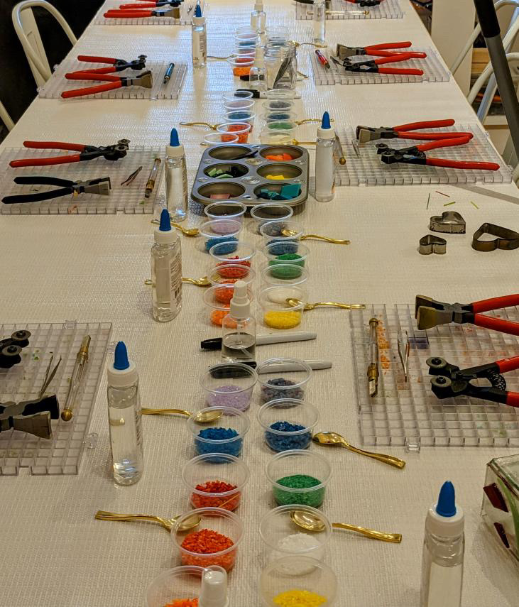 Glass Suncatcher Make & Sip event