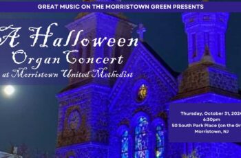 Halloween Organ Concert at Morristown United Methodist Church flyer