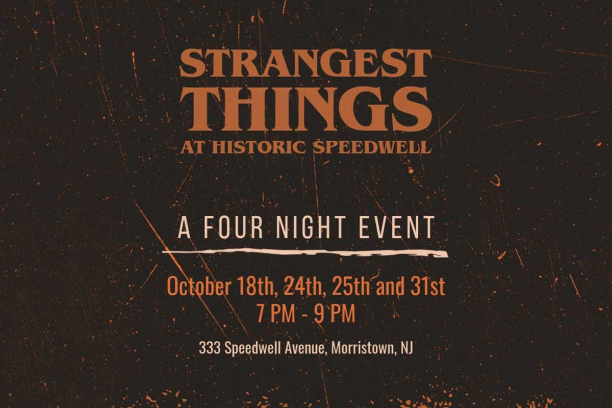 Strangest Things at Historic Speedwell event graphic