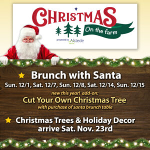 Brunch with Santa at Alstede Farms