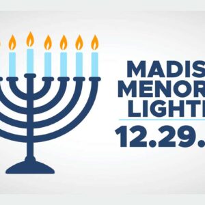 Madison Menorah Lighting graphic