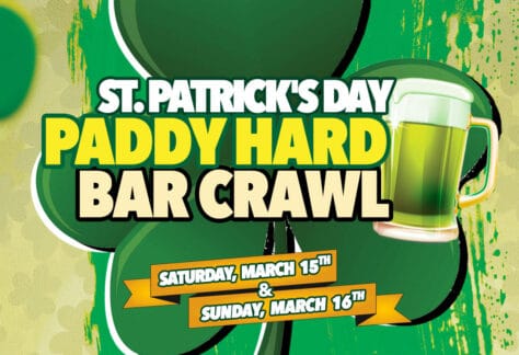 Morristown's Best St. Patrick's Day Weekend Bar Crawl flyer