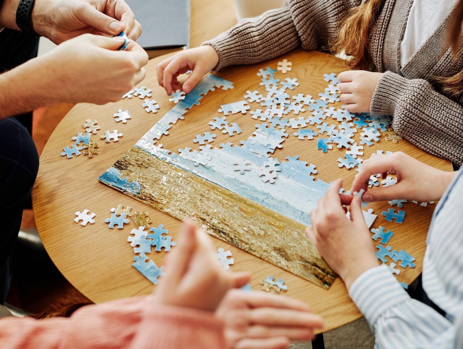 Puzzle Play Off at the Mendham Township Library