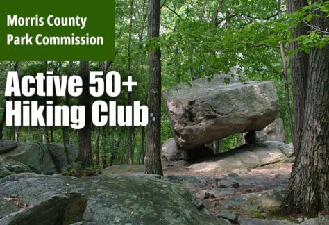 Morris County Park Commission Active 50+ Hiking Club graphic