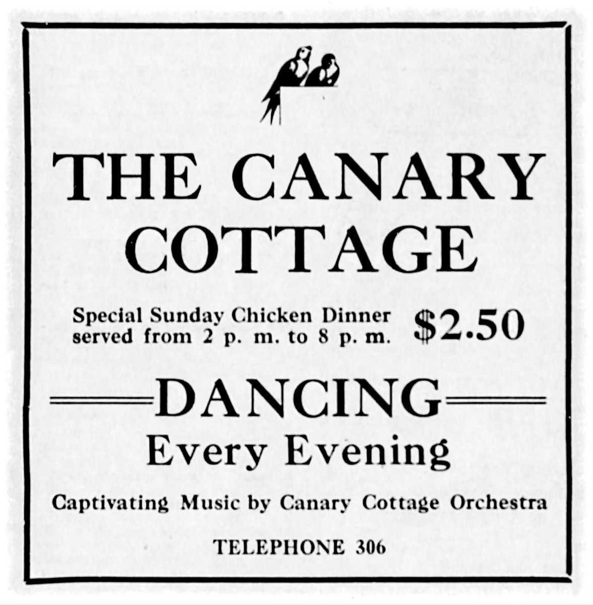 History Lunch Break: The Canary Cottage, Morris County's Swankiest Speakeasy