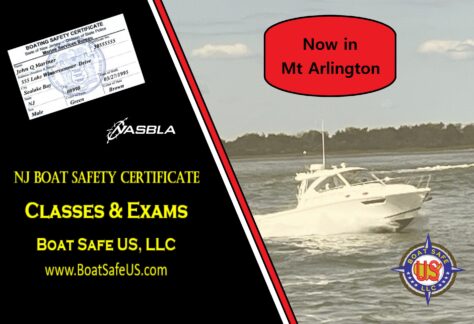 New Jersey Boaters Safety Certificate Classes in Mt. Arlington