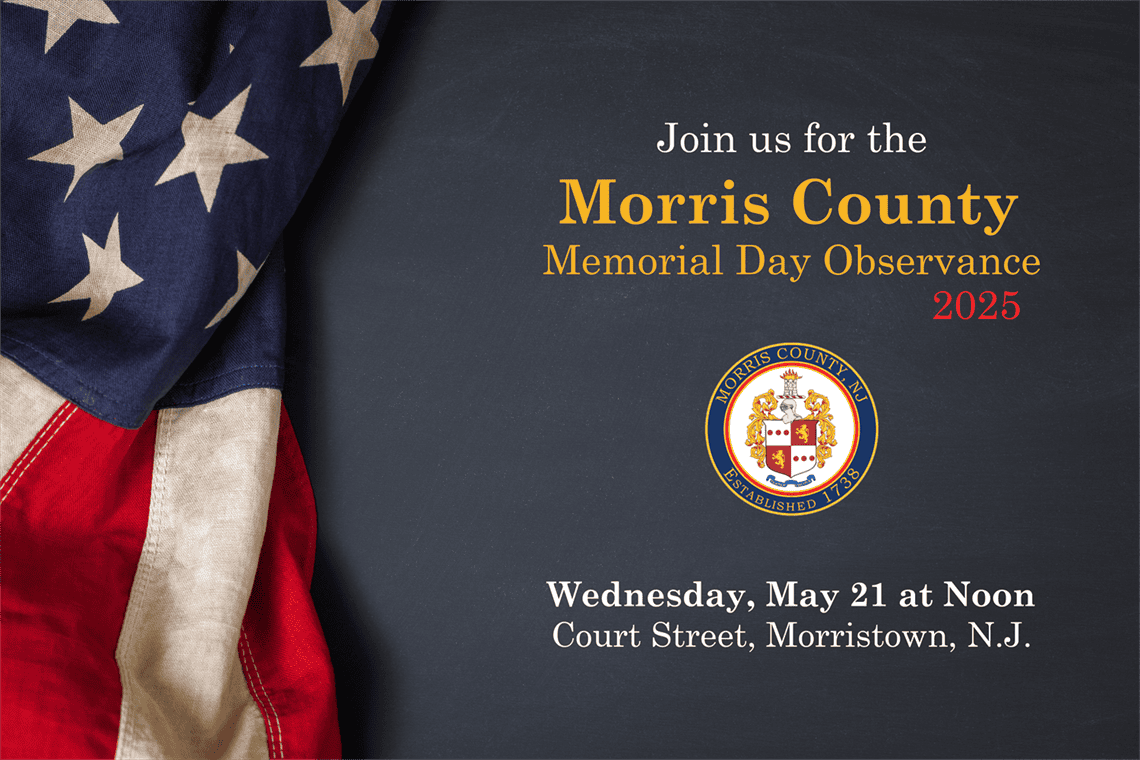 2025 Morris County Memorial Day Observance
