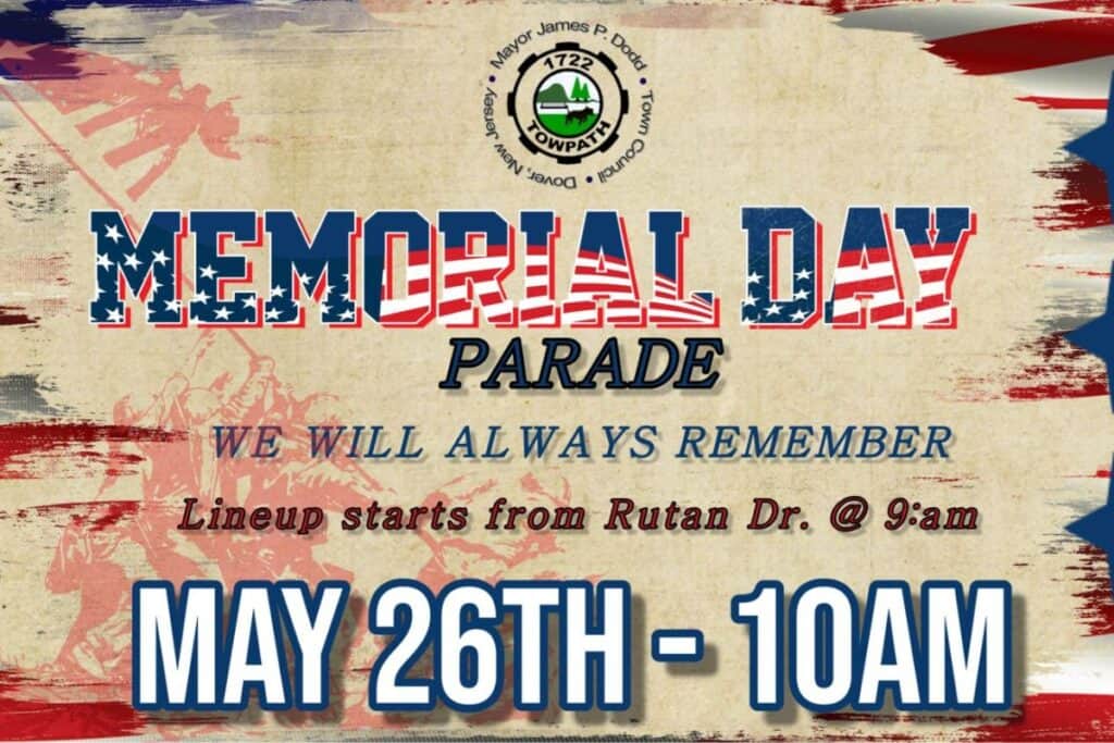 Dover Memorial Day Parade flyer