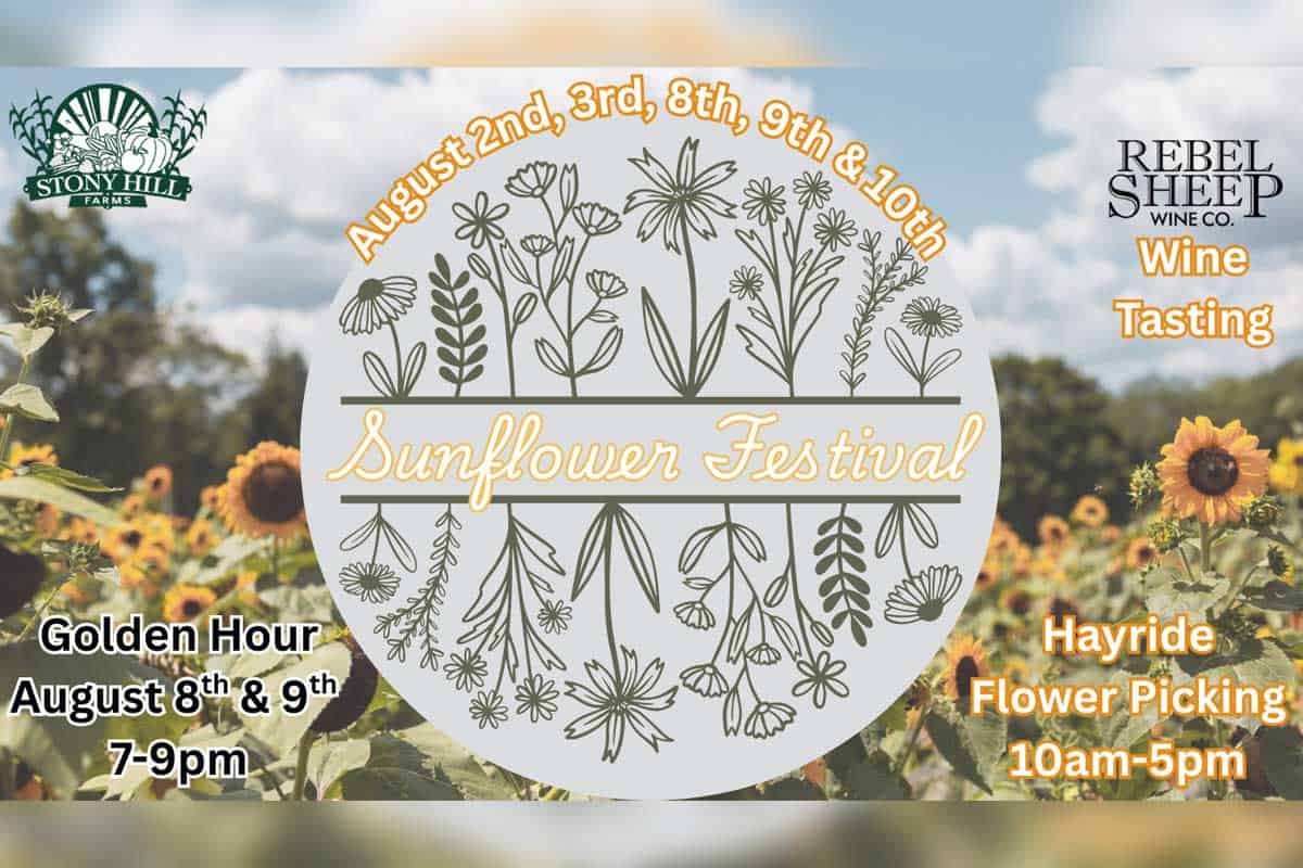 Pick and Sip event weekend flyer