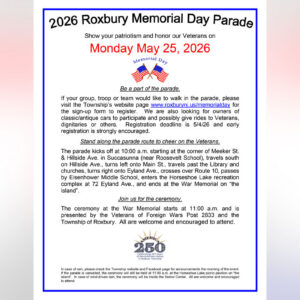 Roxbury Memorial Day Parade 2026