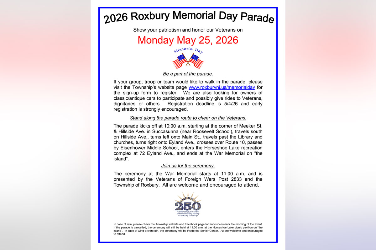 Roxbury Memorial Day Parade 2026