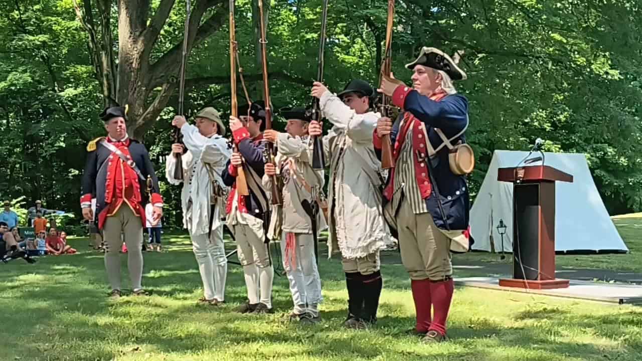 Reading of the Declaration of Independence at Morristown National Historical Park