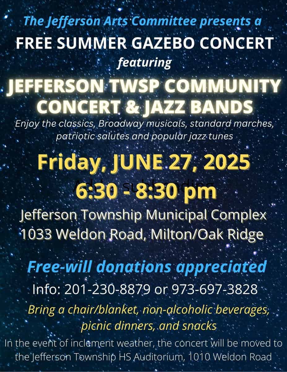 Free Summer Gazebo Concert flyer