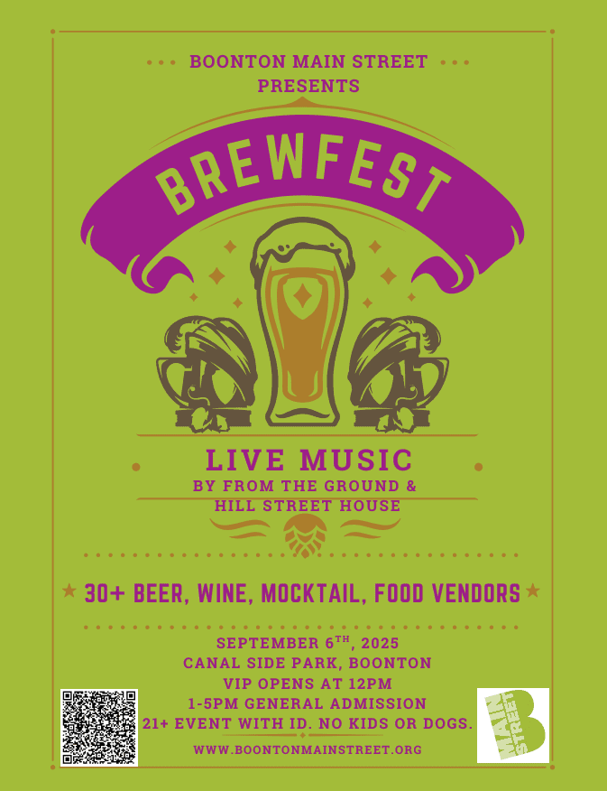 Boonton Brewfest poster