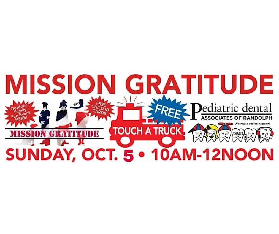 Mission Gratitude Touch-a-Truck event flyer