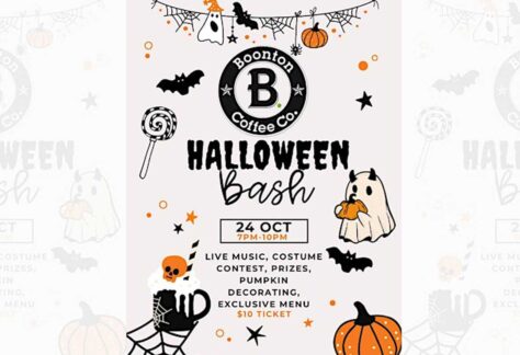 Halloween Bash Boonton flyer