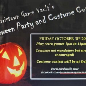 Morristown Game Vault Cosplay Night flyer