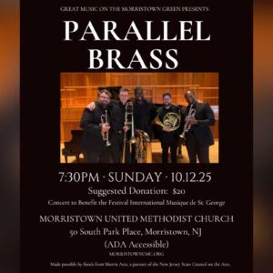 Parallel Brass concert flyer