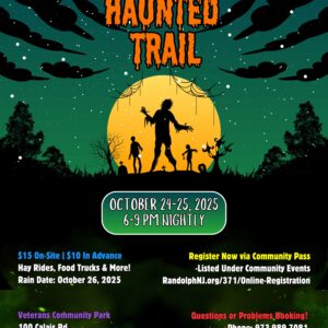 Haunted Trail in Randolph flyer