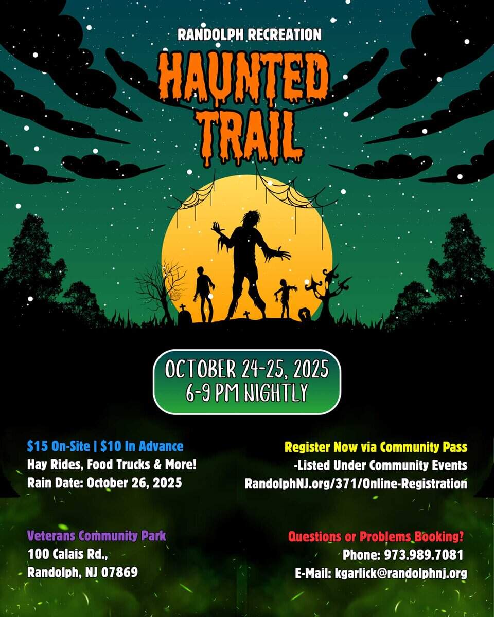 Haunted Trail in Randolph flyer