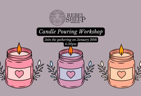 Candle Pouring Workshop at Rebel Sheep Wine Co.