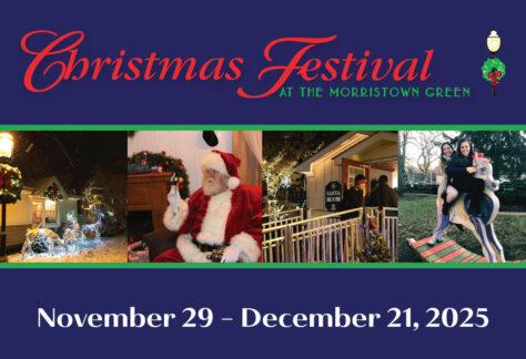 Christmas Festival at the Morristown Green 2025 event graphic
