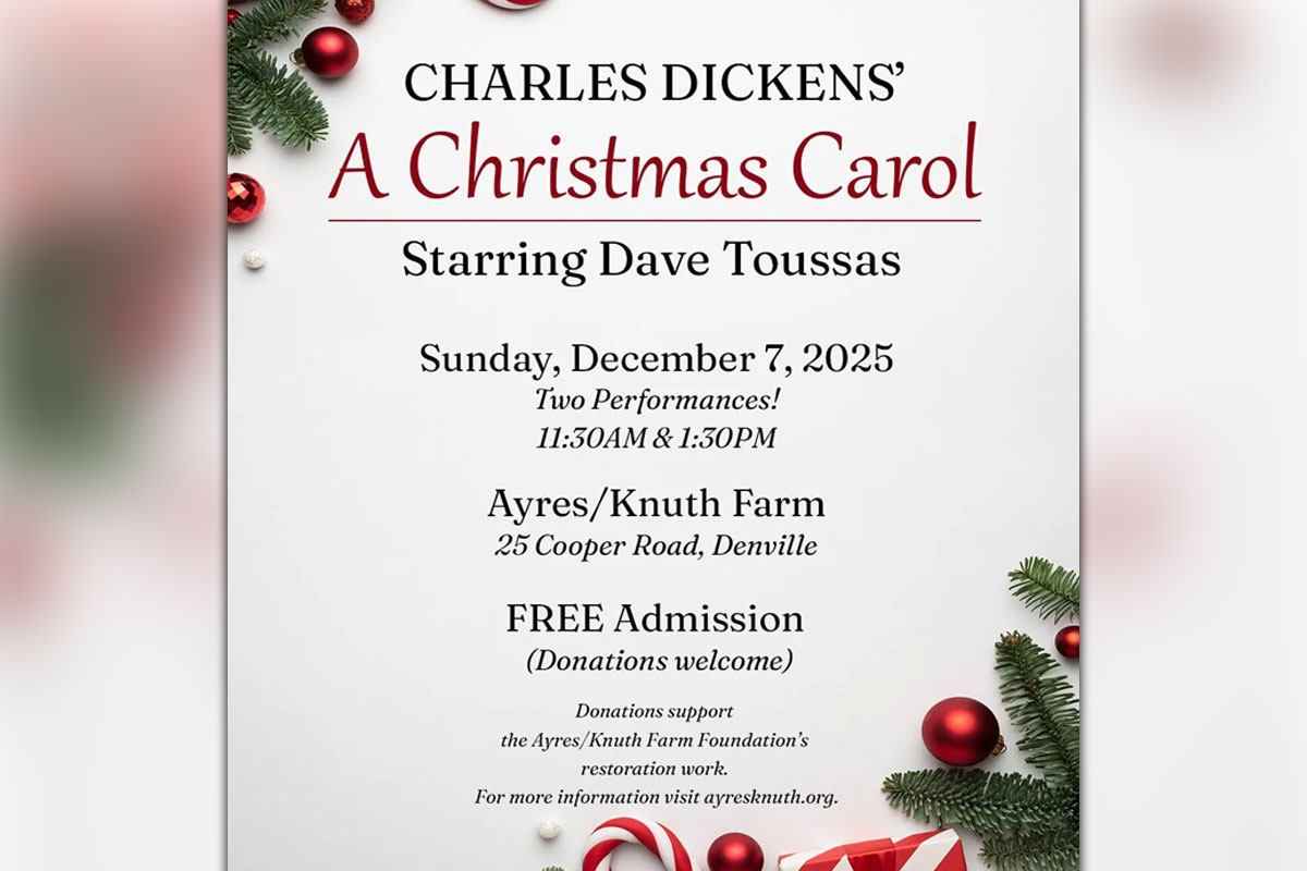 Charles Dickens' Christmas Carol flyer