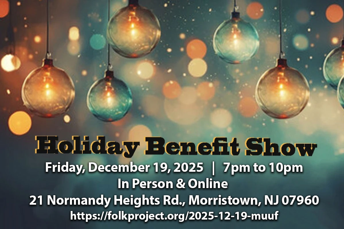 2025 Troubadour Holiday Benefit Show MUUF