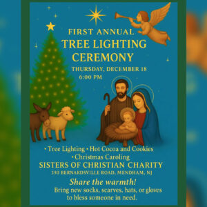 Sisters of Christian Charity first annual Christmas Tree Lighting Ceremony, Thursday, December 18, 2025.