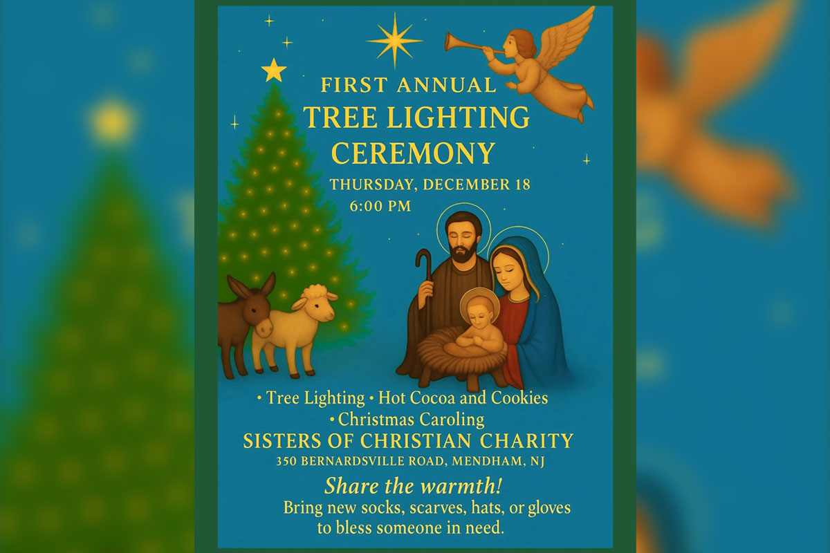 Sisters of Christian Charity first annual Christmas Tree Lighting Ceremony, Thursday, December 18, 2025.