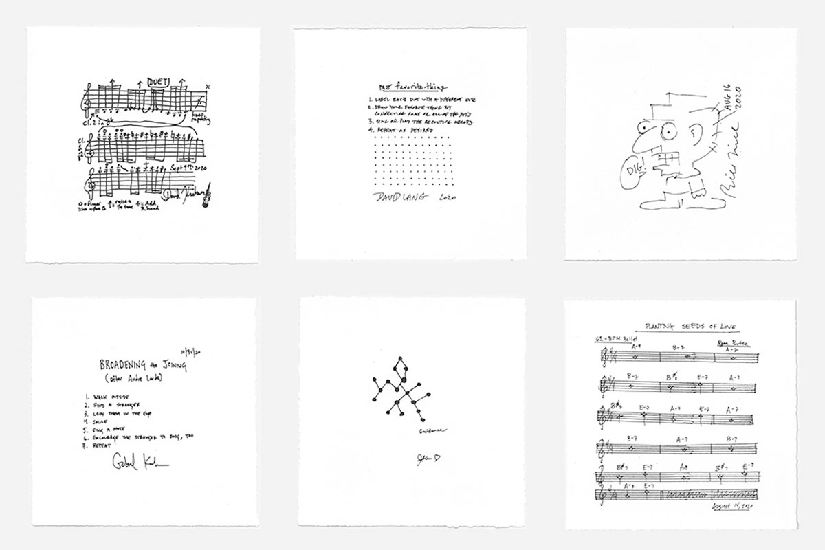 Notes on Napkins Exhibit at the Morris Museum