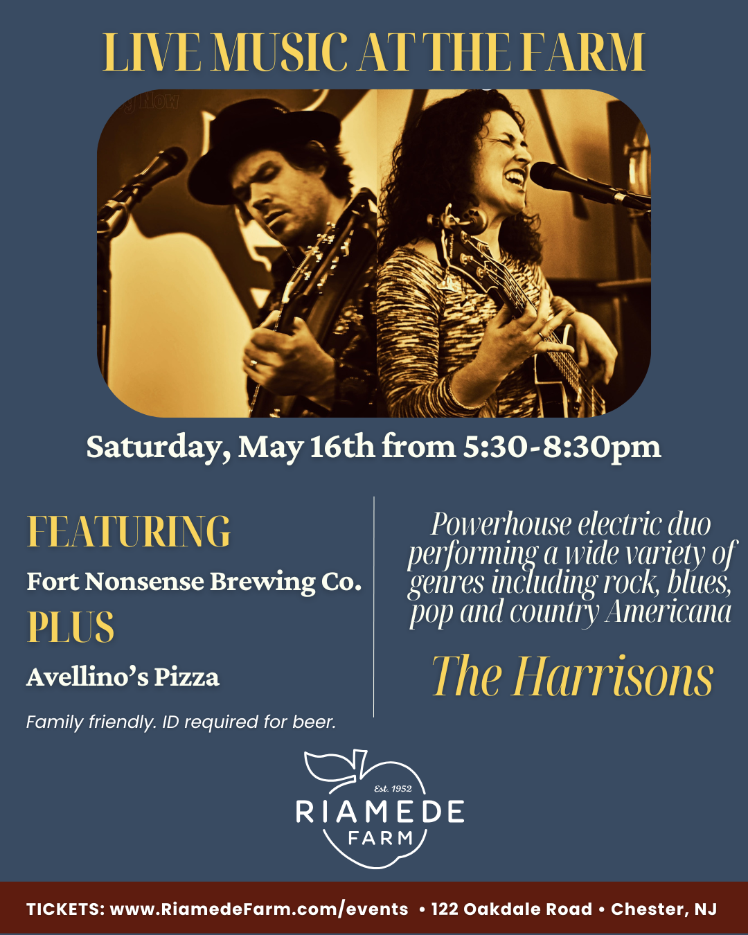 Live Music - The Harrisons