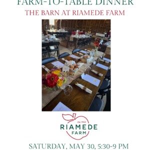 Farm-to-Table Dinner at Riamede Farm