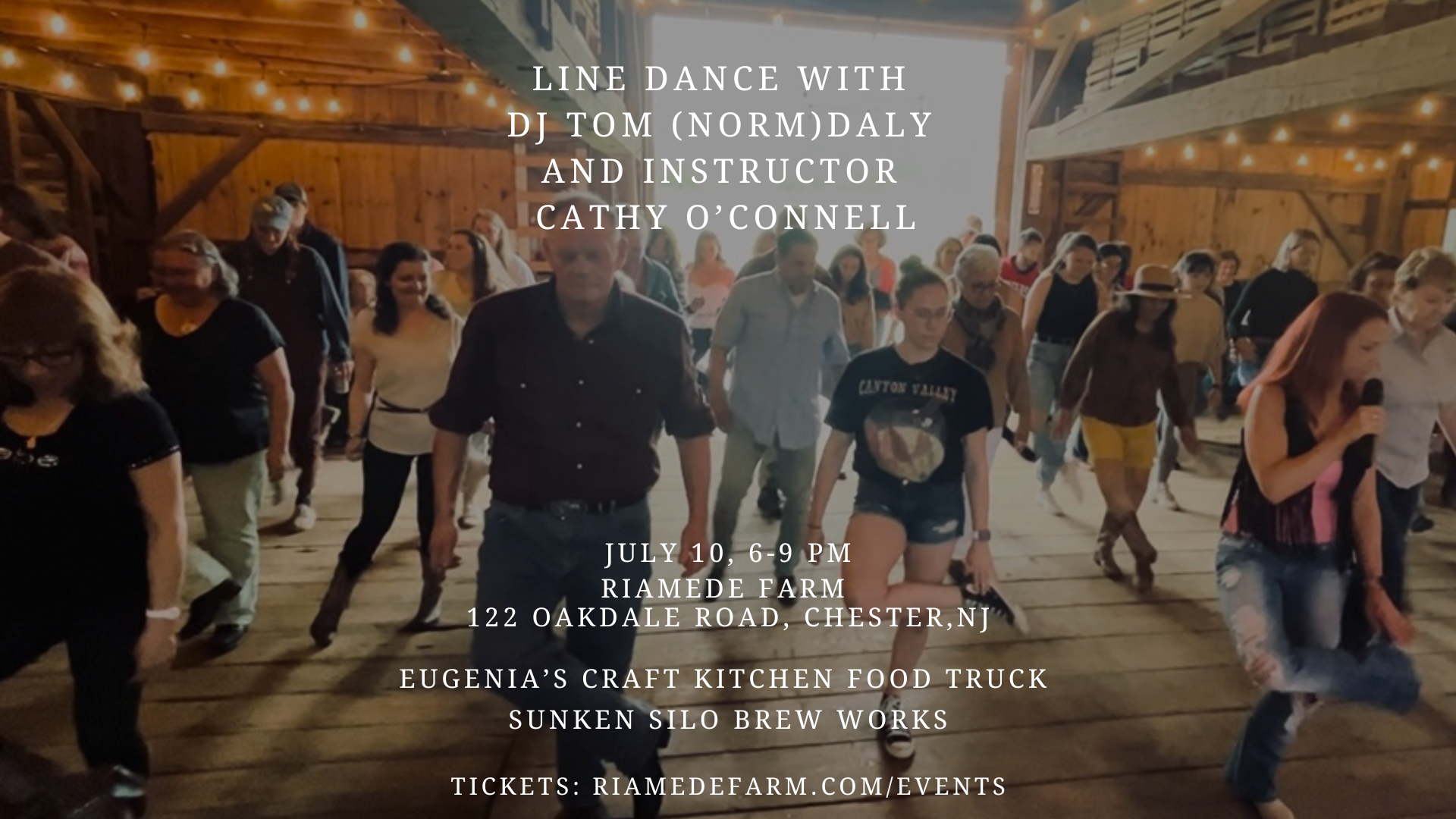 Line Dancing at Riamede Farm