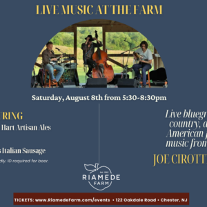 Live Music at the Farm - The Joe Cirotti Trio