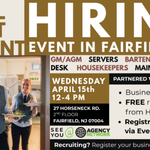 Hotel & Restaurant Hiring Event
